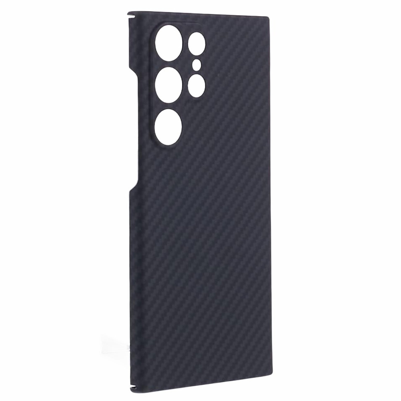 Aramid Fiber Case for Samsung Galaxy S24 Ultra Slim 1500D Carbon Fiber Texture Phone Cover, Black Aramid Fiber Case for Samsung Galaxy S24 Ultra Slim 1500D Carbon Fiber Texture Phone Cover, Black